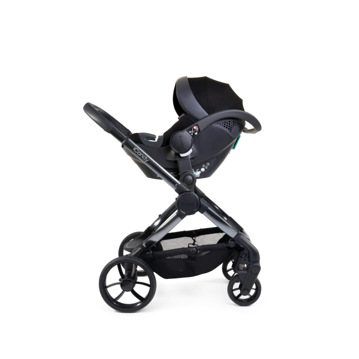 ICandy Peach 7 Complete Pushchair With Black Cocoon I-Size Car Seat And Base - Dark Grey - Image 4