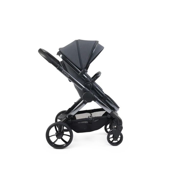 ICandy Peach 7 Complete Pushchair With Black Cocoon I-Size Car Seat And Base - Dark Grey - Image 5