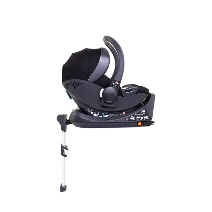 ICandy Peach 7 Complete Pushchair With Black Cocoon I-Size Car Seat And Base - Dark Grey - Image 9
