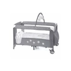 Jané Jane Duo Level Travel Cot & Toys, Stars