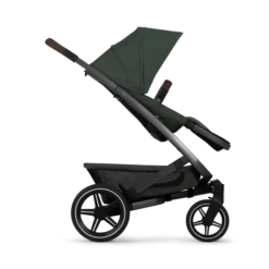 Joolz Geo3 Complete Pushchair - Forest Green 15 Joolz Geo3 Complete Pushchair - Forest Green -Baby Products Store joolz geo3 seat side view reclined 1 forest green