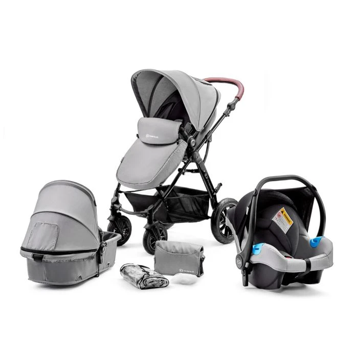 Kinderkraft Moov 3 In 1 Travel System - Grey 3 Kinderkraft Moov 3 In 1 Travel System - Grey