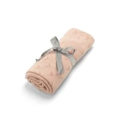Mamas & Papas Knitted Blanket - Pink Pointelle