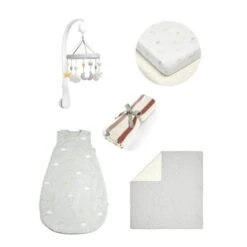 Mamas & Papas 5-Piece Nursery Bundle - Cloud Grey