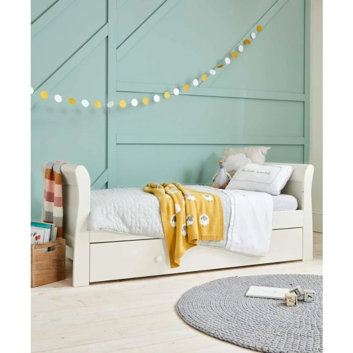 Mamas & Papas Mia Cotbed Set With Premium Pocket Spring Mattress - White 8 Mamas & Papas Mia Cotbed Set With Premium Pocket Spring Mattress - White - Image 6