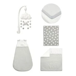Mamas & Papas 5-Piece Nursery Bundle - WTTW Grey Elephant