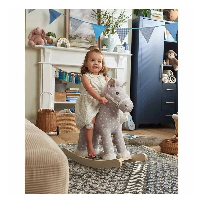 Mamas & Papas Rocking Horse - Grey Star 8 Mamas & Papas Rocking Horse - Grey Star - Image 6
