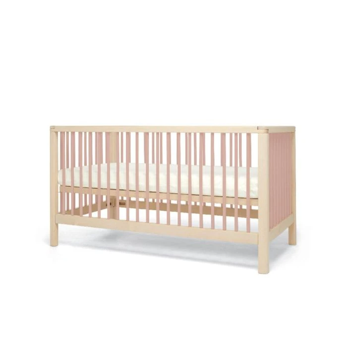 Mamas & Papas Solo Cotbed With Mattress - Blush/Natural 5 Mamas & Papas Solo Cotbed With Mattress - Blush/Natural - Image 3