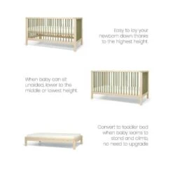 Mamas & Papas Solo Cotbed - Moss Green/Natural 17 Mamas & Papas Solo Cotbed - Moss Green/Natural -Baby Products Store mamas papas solo cotbed moss gre 3 1