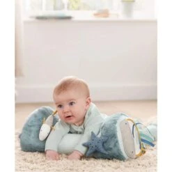 Mamas & Papas Tummy Time Roll - WTTW Blue -Baby Products Store mamas papas tummy time roll welcome to the world blue 6 20683