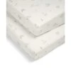 Mamas & Papas Cotbed Fitted Sheets (2 Pack) - Bunny/Fox -Baby Products Store mamas papas welcome to the world 4