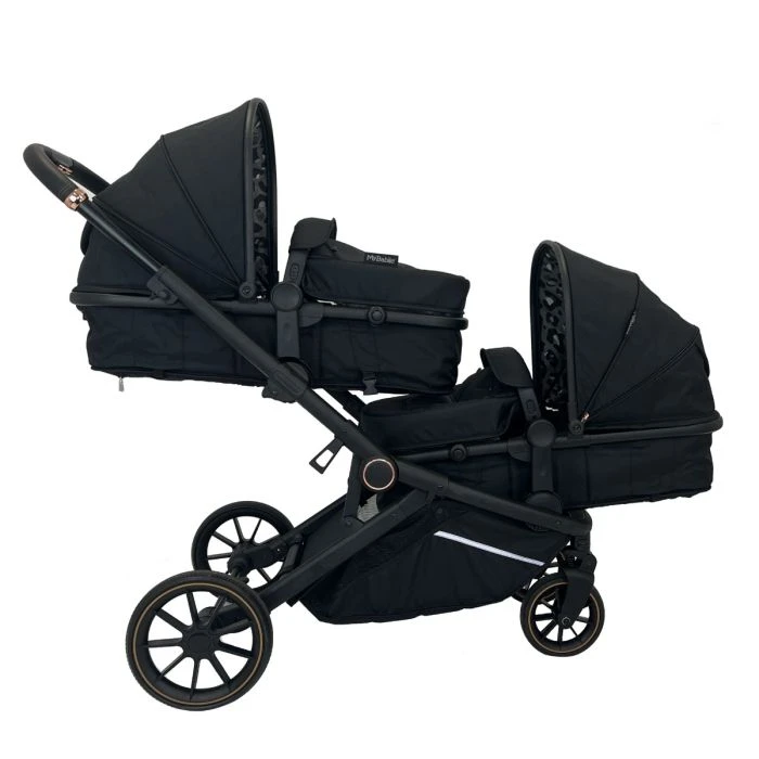 My Babiie MB33 Tandem Pushchair - Dani Dyer Black Leopard 4 My Babiie MB33 Tandem Pushchair - Dani Dyer Black Leopard - Image 2