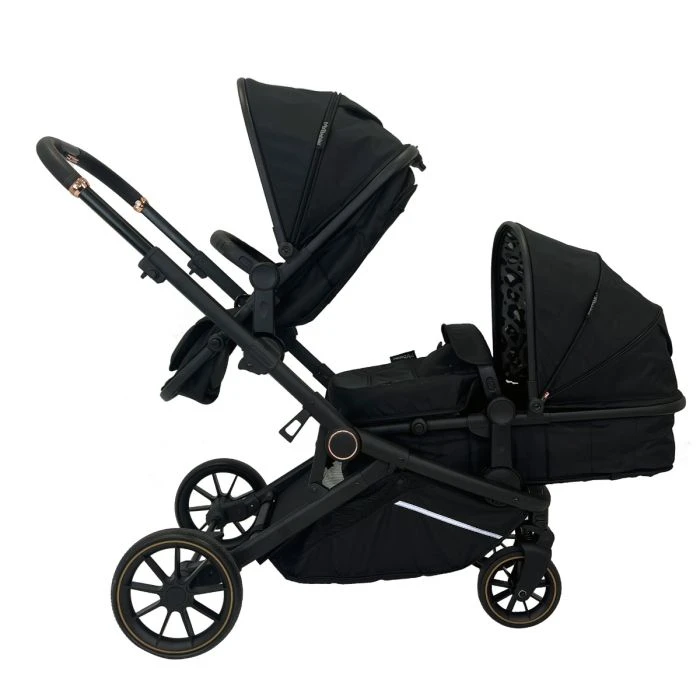 My Babiie MB33 Tandem Pushchair - Dani Dyer Black Leopard 5 My Babiie MB33 Tandem Pushchair - Dani Dyer Black Leopard - Image 3