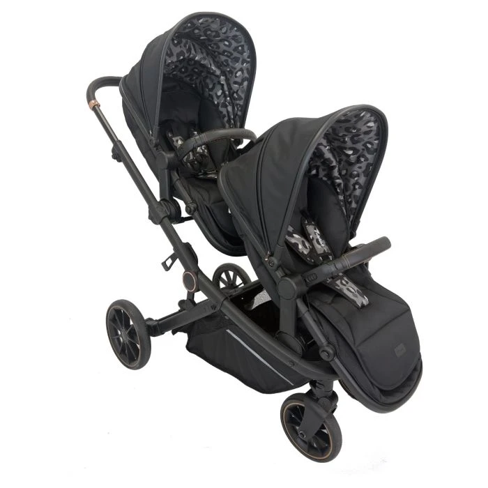My Babiie MB33 Tandem Pushchair - Dani Dyer Black Leopard 3 My Babiie MB33 Tandem Pushchair - Dani Dyer Black Leopard