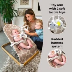 My Babiie Baby Bouncer - Dani Dyer Giraffe 11 My Babiie Baby Bouncer - Dani Dyer Giraffe -Baby Products Store mbbbddgf graphics 4 1024x1024
