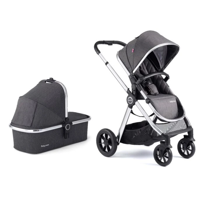 Babymore MeMore V2 Pram Pushchair 11 Piece Bundle - Chrome 4 Babymore MeMore V2 Pram Pushchair 11 Piece Bundle - Chrome - Image 2