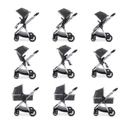 Babymore MeMore V2 Pram Pushchair 11 Piece Bundle - Chrome 14 Babymore MeMore V2 Pram Pushchair 11 Piece Bundle - Chrome -Baby Products Store memore v2 pram pushchair 11 piece chrome 3 1