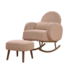 Tutti Bambini Micah Rocking Chair & Footstool - Blush 1 Tutti Bambini Micah Rocking Chair & Footstool - Blush -Baby Products Store micah rocking chair and footstool blush 1 square