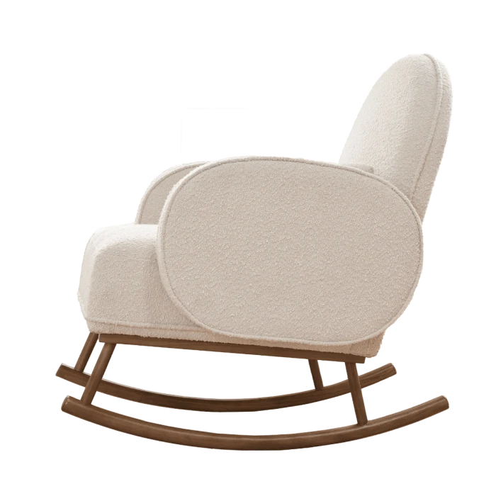 Tutti Bambini Micah Rocking Chair & Footstool - Fresh Cream 4 Tutti Bambini Micah Rocking Chair & Footstool - Fresh Cream - Image 2