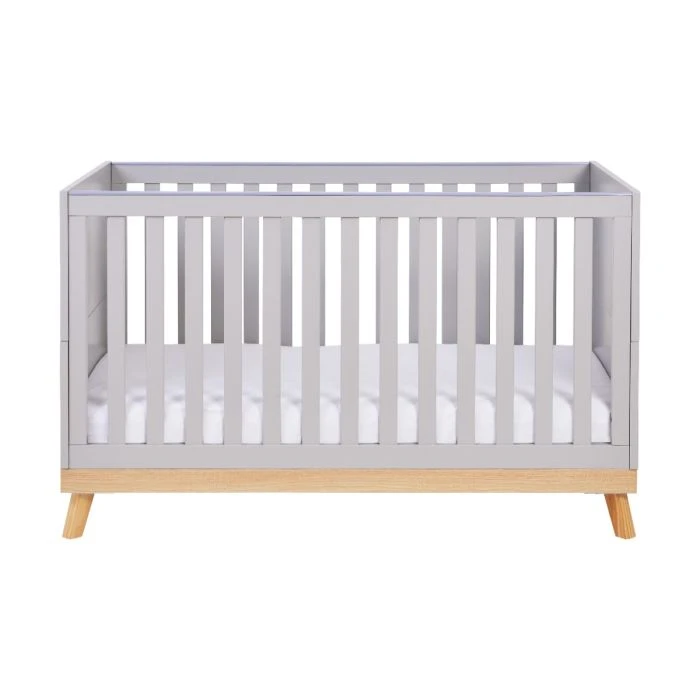 Babymore Mona Cot Bed - Grey 3 Babymore Mona Cot Bed - Grey