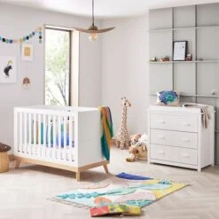 Babymore Mona Mini 2 Piece Room Set - White -Baby Products Store mona mini 2 piece room set whtie 2