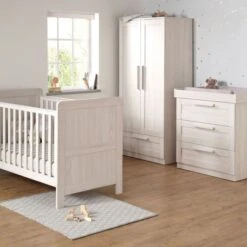 Mamas & Papas Atlas 3 Piece Cotbed Range - Nimbus White