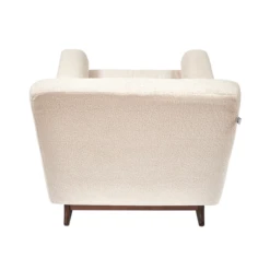 Gaia Baby Rocking/Feeding Chair & Footstool - Biscuit Boucle/Walnut -Baby Products Store ng ifhkq 1