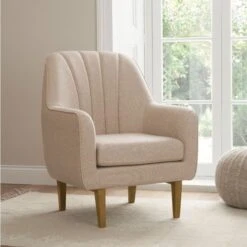 Tutti Bambini Noah Rocking Chair & Pouffe Set - Stone -Baby Products Store noah chair 2 biege