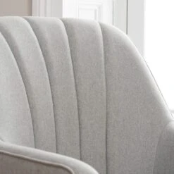 Tutti Bambini Noah Rocking Chair & Pouffe Set - Pebble -Baby Products Store noah grey fabric