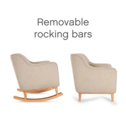 Tutti Bambini Noah Rocking Chair & Pouffe Set - Stone -Baby Products Store noah stone 2