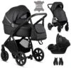 Noordi Fjordi Leather 3in1 Travel System - Onyx -Baby Products Store noordi fjordi leather 3 in 1 travel system onyx 02481