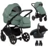 Noordi Fjordi Leather 3in1 Travel System - Sage -Baby Products Store noordi fjordi leather 3 in 1 travel system sage 2023 26066