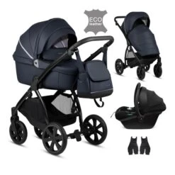 Noordi Fjordi Leather 3in1 Travel System - Twilight