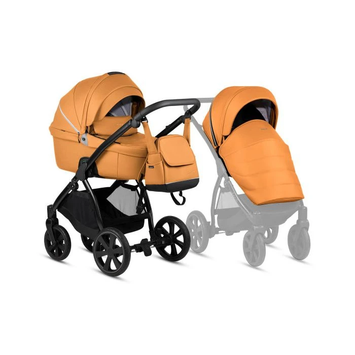 Noordi Fjordi Leather 2in1 Pram - Camel 10 Noordi Fjordi Leather 2in1 Pram - Camel - Image 8