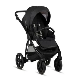 Noordi Fjordi Leather 2in1 Pram - Onyx -Baby Products Store noordi fjordi leather onyx 5 94