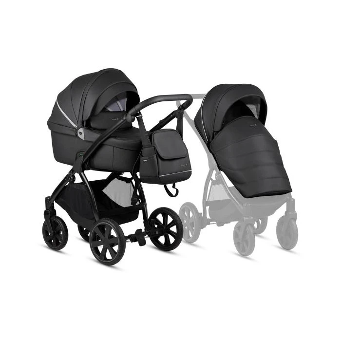Noordi Fjordi Leather 3in1 Travel System - Onyx 9 Noordi Fjordi Leather 3in1 Travel System - Onyx - Image 7