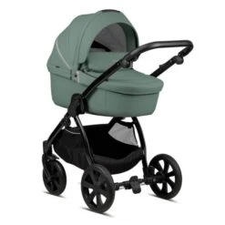 Noordi Fjordi Leather 2in1 Pram - Sage -Baby Products Store noordi fjordi leather sage 2023 2 33860