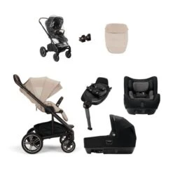 Nuna Mixx Next Generation CARI & TODL Bundle - Biscotti