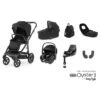 BabyStyle Oyster 3 Luxury 7 Piece Maxi Cosi Pebble 360 Travel System Bundle - Pixel