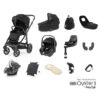 BabyStyle Oyster 3 Ultimate 12 Piece Maxi Cosi Pebble 360 Travel System Bundle - Pixel