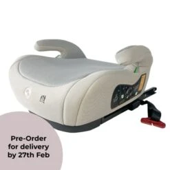 My Babiie ISize Booster Car Seat - Stone -Baby Products Store pre order boostst 1024x1024