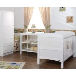 Obaby Grace 3 Piece Room Set - White