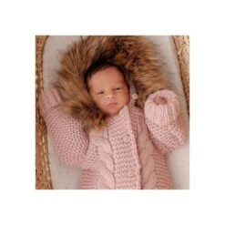 Bizzi Growin Alpaca Pram Suit (3 - 6 Months) - Pink