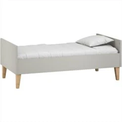 Venicci Saluzzo 2 Piece Cot Bed & Dresser Set - Warm Grey -Baby Products Store saluzzo bed warm grey 1