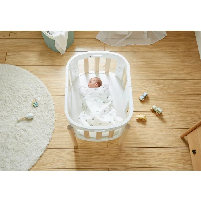 Kiki & Sebby® Sbrout® 6-in-1 Multifunctional Nursery Baby Crib & Cot Bundle 9 Kiki & Sebby® Sbrout® 6-in-1 Multifunctional Nursery Baby Crib & Cot Bundle - Image 7