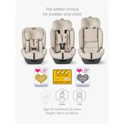 Silver Cross Balance I-Size Car Seat - Almond -Baby Products Store silver cross balance i size car seat almond 3 76233 1