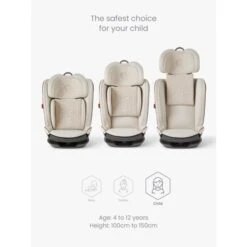 Silver Cross Discover I-Size Car Seat - Almond -Baby Products Store silver cross discover i size car seat almond 3 40210