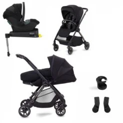 Silver Cross Dune Pushchair With Newborn Pod + Travel Pack - Space
