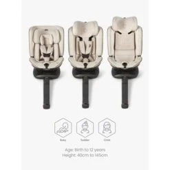 Silver Cross Motion All Size Car Seat - Almond -Baby Products Store silver cross motion all size car seat 360 rotation almond 5 74115