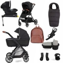 Silver Cross Reef Pushchair With First Bed Carrycot + Ultimate Pack - Orbit